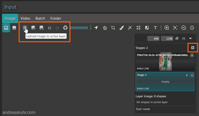 Working with multiple stage in SDNext